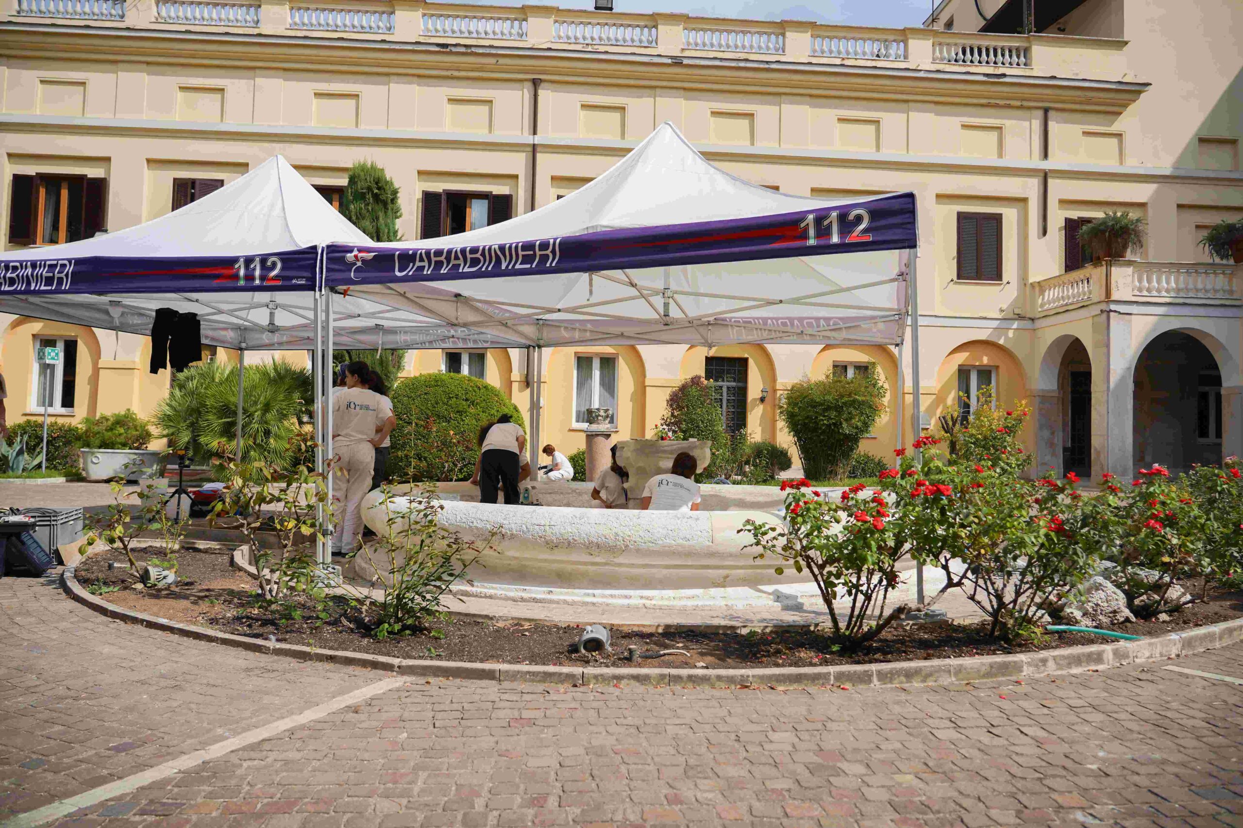 Roma__caserma_dei_Carabinieri_Podgora__restauro_della_fontana_monumentale__3_
